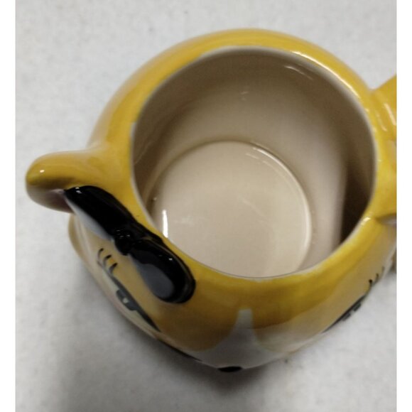 Cat Face Ceramic Mug with Bow & Whiskers Cute Cafe Home Essentials - Picture 6 of 14